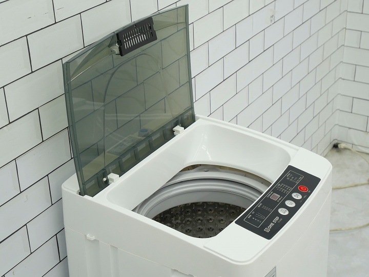 値下げ 2024年製 全自動洗濯機4.5kg 美品 たのメル便！即使用可！ 天瞳製2024年式4.5kg中古全自動洗濯機 TE-SE002