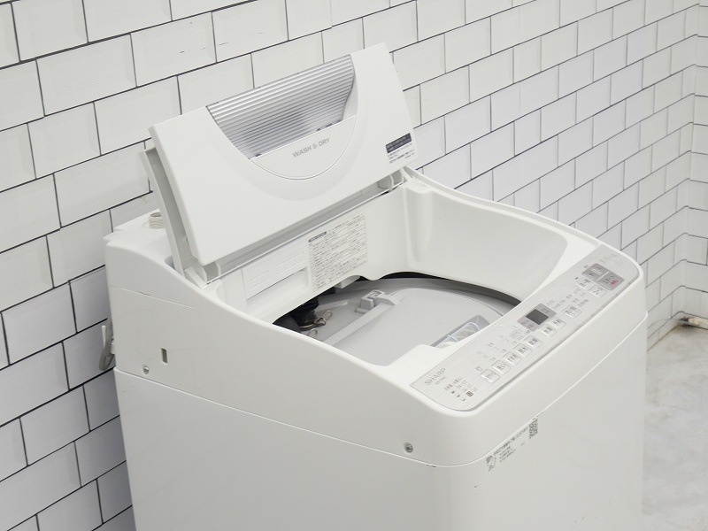 シャープ製2019年式5.5kg中古洗濯乾燥機 ES-TX5C-S 