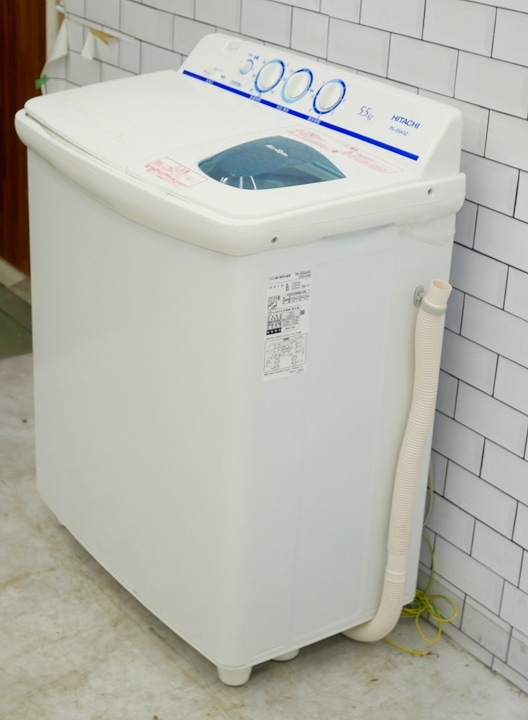 ☆動作〇 清掃済 保証有☆ 二層式洗濯機 日立 PS-50AS 5kg 2015年製