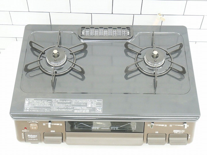 パロマ製都市ガス中古ガステーブル2024年式 IC-S89BM-L