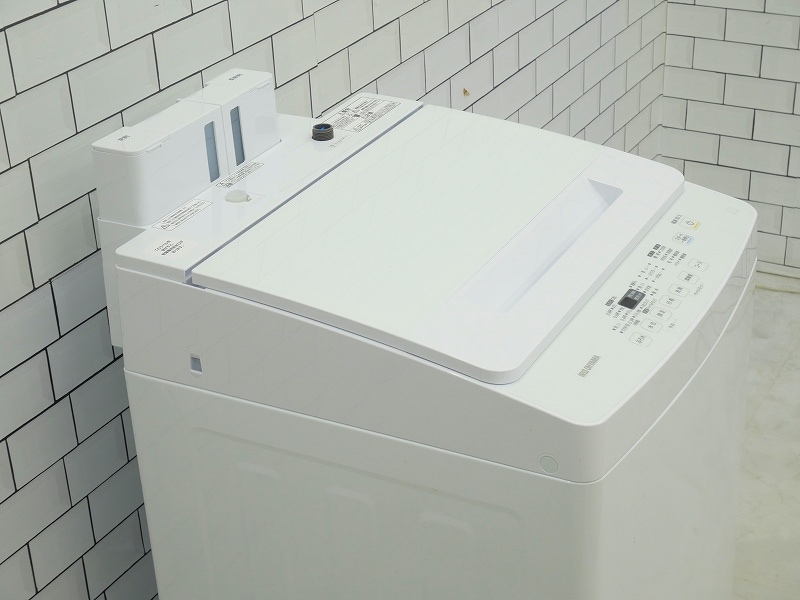アイリスオーヤマ製2021年式8kg中古全自動洗濯機 IAW-T804