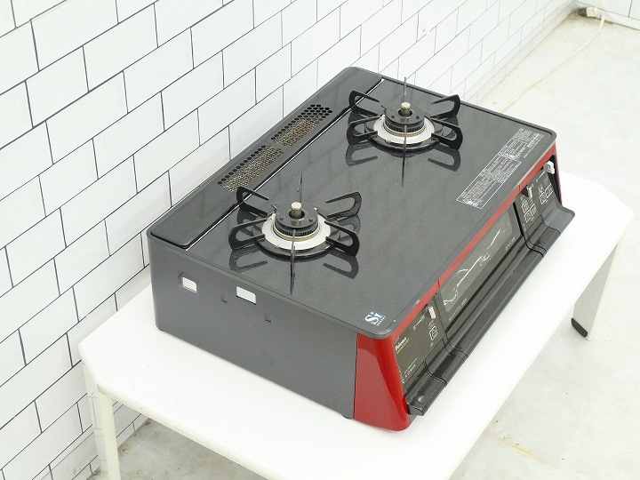 中古 都市ガス用ガスコンロ IC-66WCK-R 2016年製 中古品】Paloma