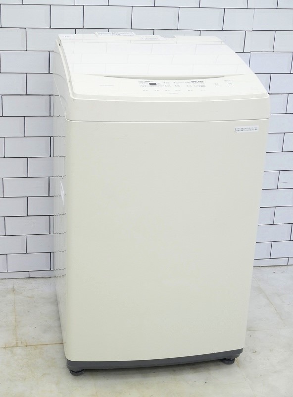 アイリスオーヤマ製2022年式8kg中古全自動洗濯機 IAW-T806CW