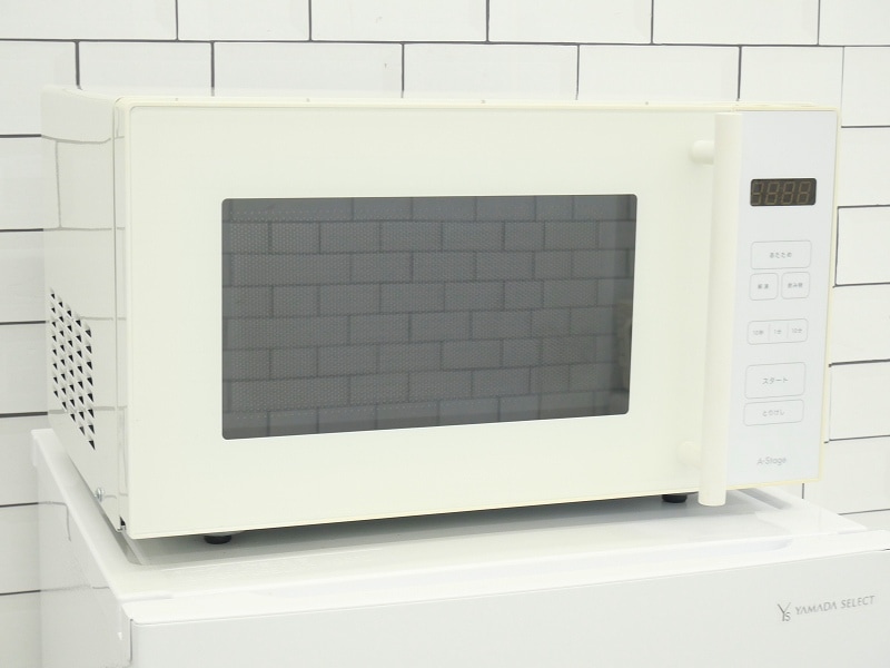 A-Stage2022年式中古フラット型電子レンジ MO01A-18WT