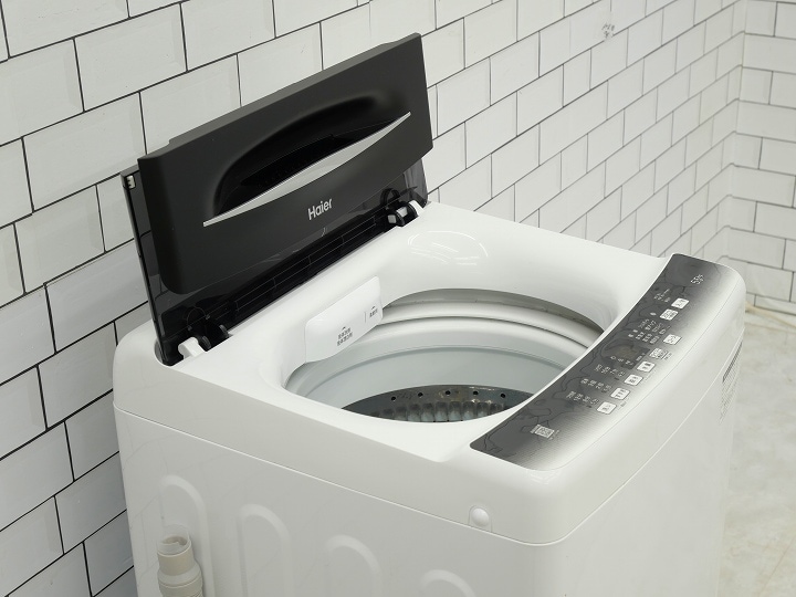 Haier製2022年式5.5kg中古全自動洗濯機 JW-U55HK
