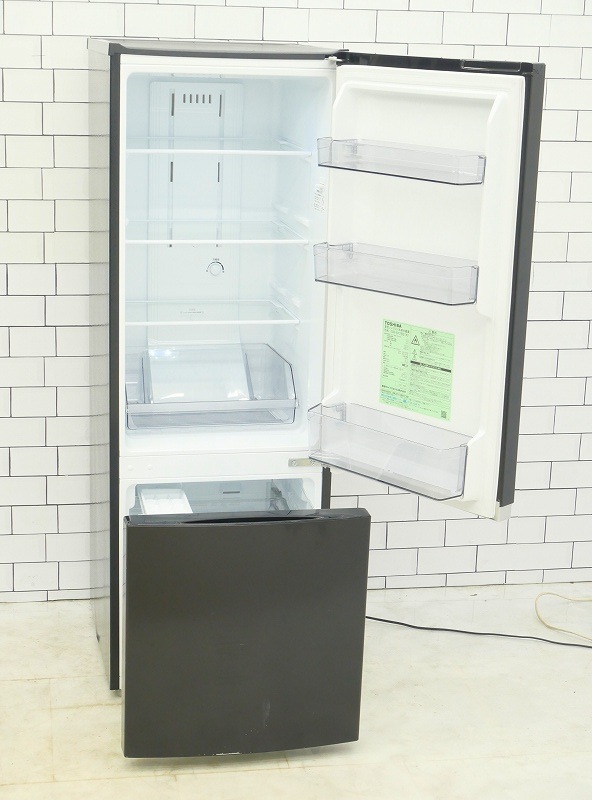 東芝製2021年式170L中古冷凍冷蔵庫 GR-S17BS(K)