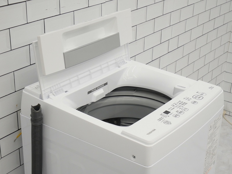 中古美品！ TOSHIBA 東芝 4.5Kg全自動洗濯機 AW-45M9 2022年製