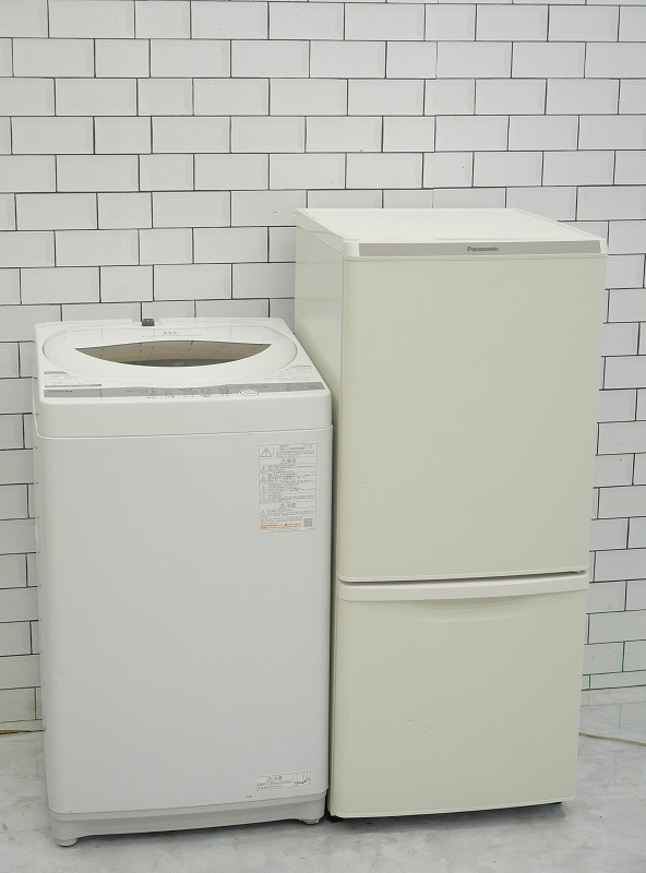 地域限定送料無料!!】中古家電2点セット Panasonic冷蔵庫138L+YAMADA 