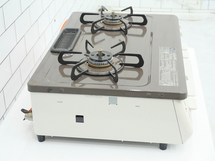 パロマ製LPガス中古ガステーブル2022年式 IC-S807BHA-1L