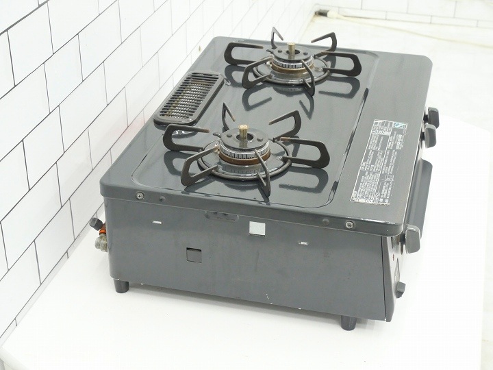 パロマ ガステーブル IC-S37-R LPガス用『美品中古』2020年式