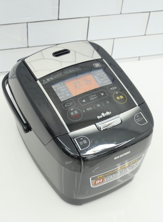【売り切れ】アイリスオーヤマ　IHジャー炊飯器　KRC−IC30B　2022年製 アイリスオーヤマ製2022年式IH炊飯器0.54L（3合） KRC-IC30-B