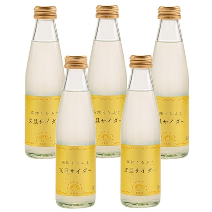 四国健商 高知くらふと 文旦サイダー 195ml 5本セット | 国内