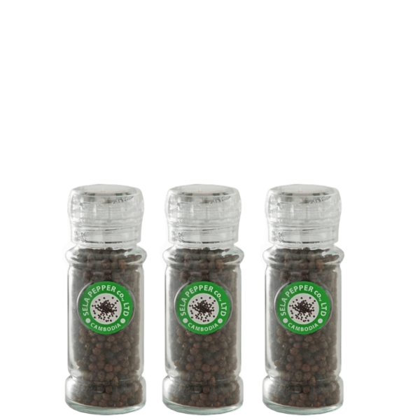 神田興産　セラペッパー　ブラックペッパーミル付　7１G　3個セット