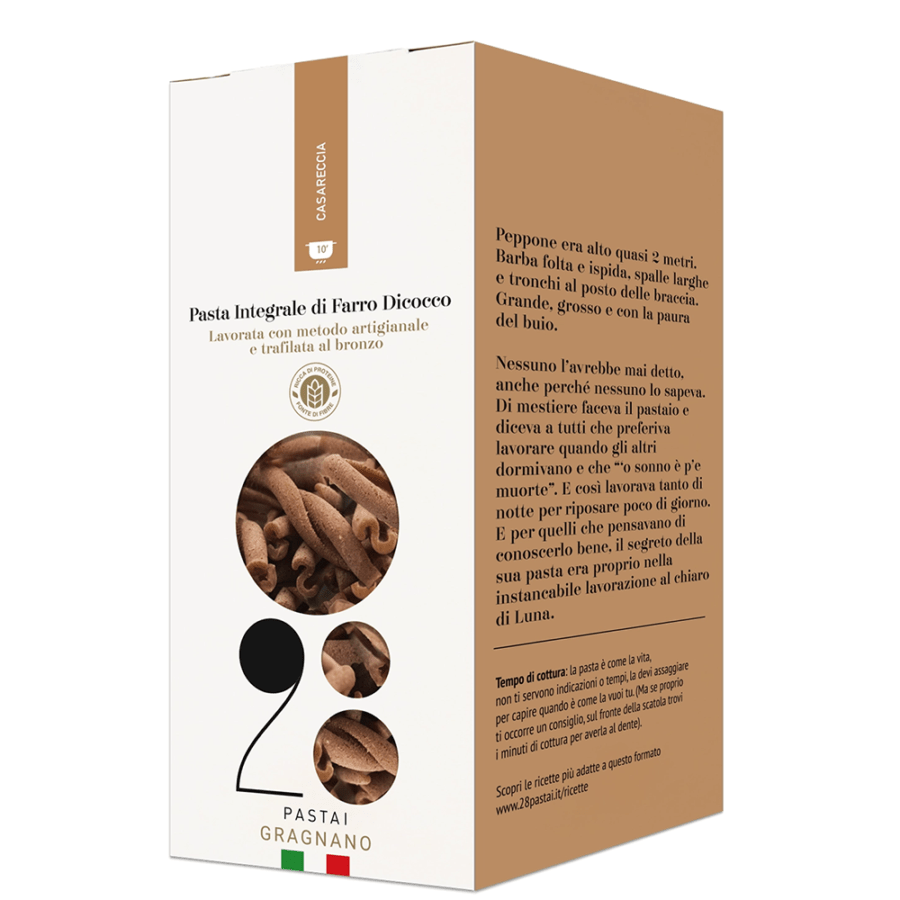 28パスタイ　全粒粉カサレッチェ　500g