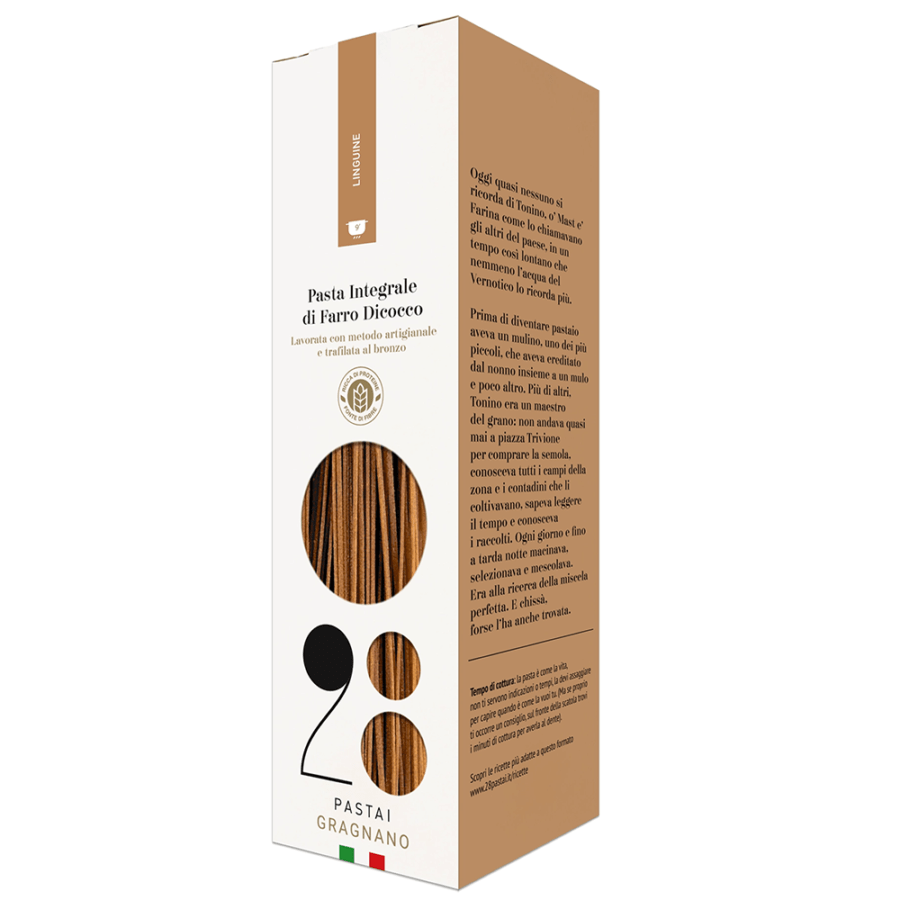 28パスタイ　全粒粉　リングイネ　500g