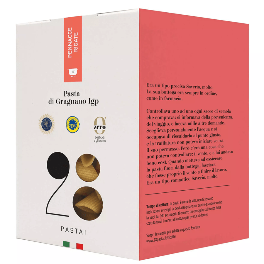 28パスタイ　ペンナッシェ　リガーテ　500ｇ