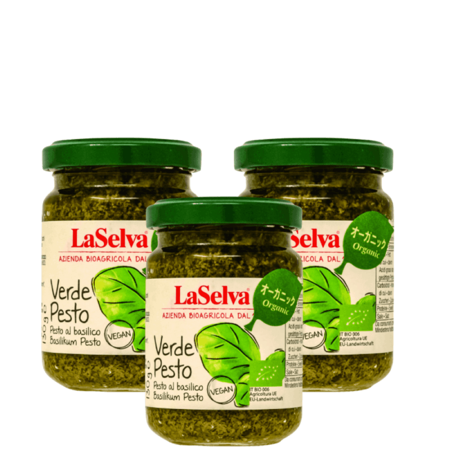 ラセルバ オーガニック　バジルペースト 130ｇ　3本セット