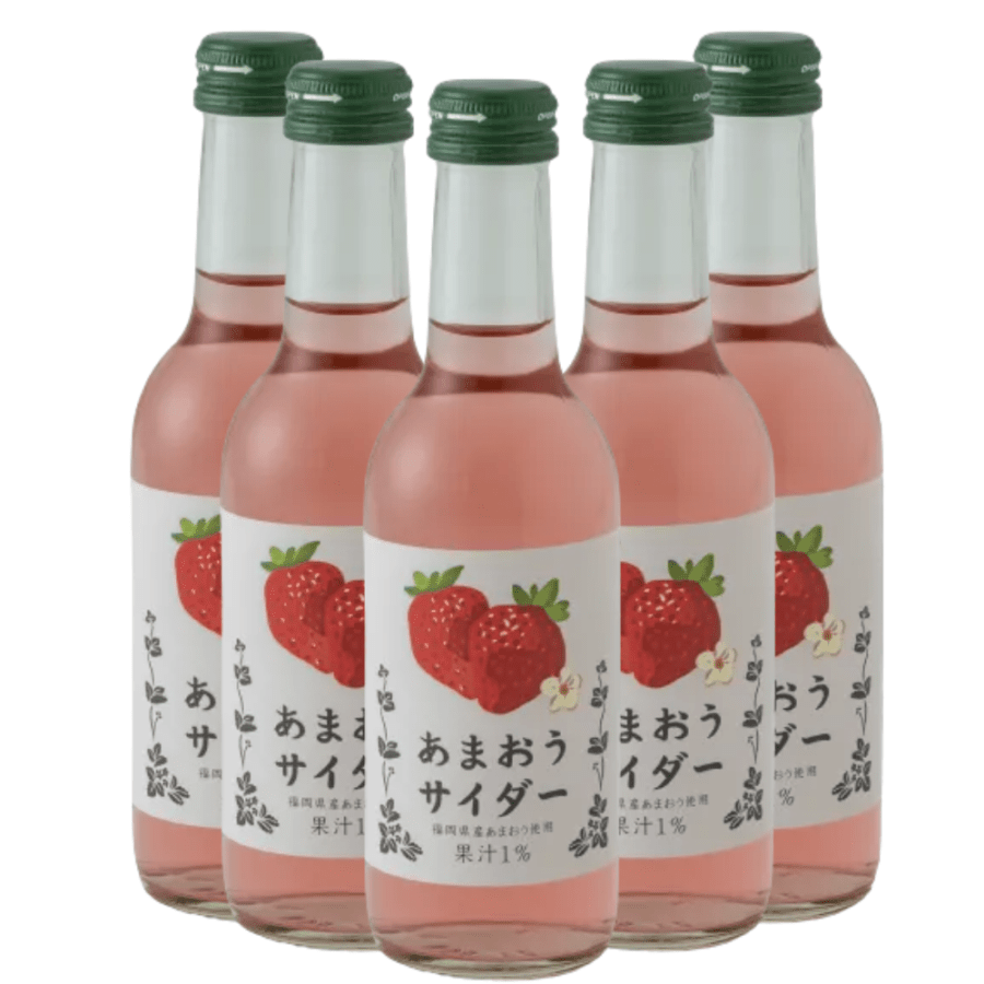 UNITE　あまおうサイダー　245ml　5本セット