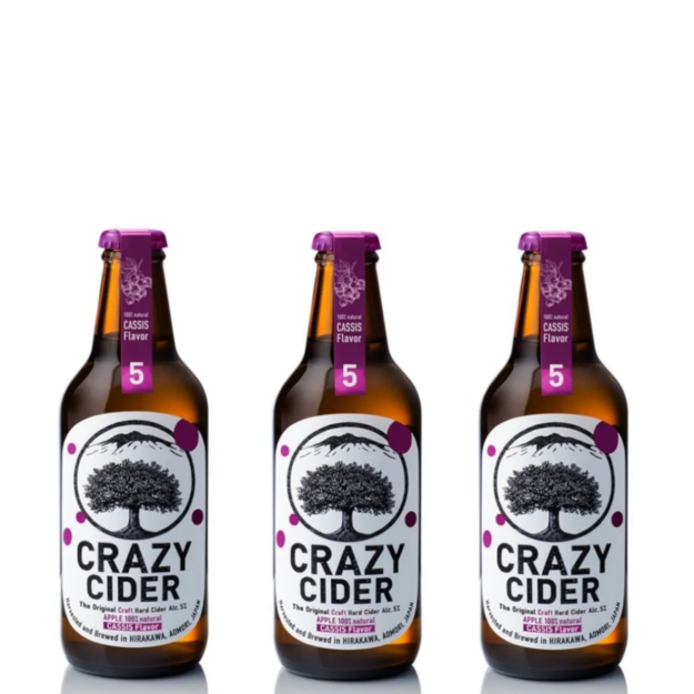 タグボート　CRAZY CIDER CASSISflavor 5% 330ml　3本セット