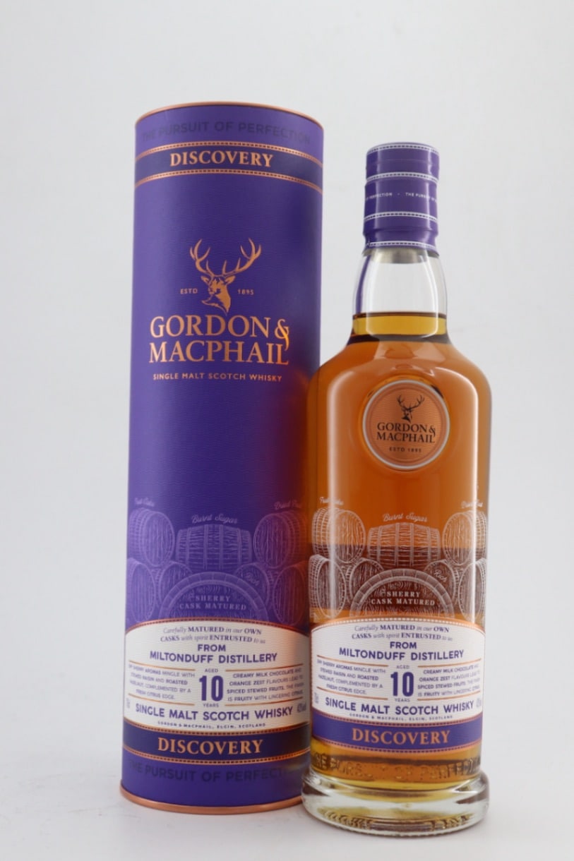 ミルトンダフ 10年 ゴードン&マクファイル ディスカバリー シェリー ウィスキー 長野屋オンラインショップ