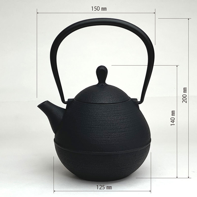 鉄瓶 丸雫 0.65L | 南部鉄瓶 | | 南部鉄器・壱鋳堂 通販[これイーワ手