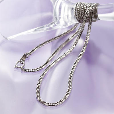 純プラチナ喜平 六面カットダブル4.5ｇ18ｃｍ