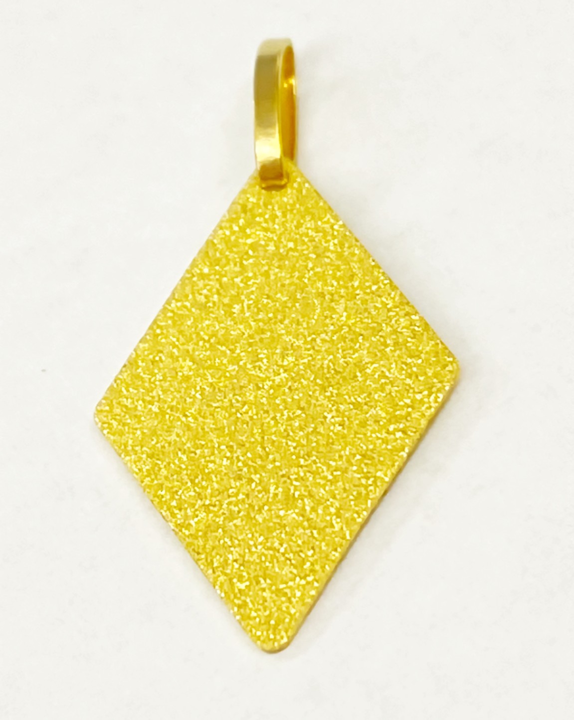 純金 ダイアモンド（菱形）プレートペンダントトップ SO-6258DS