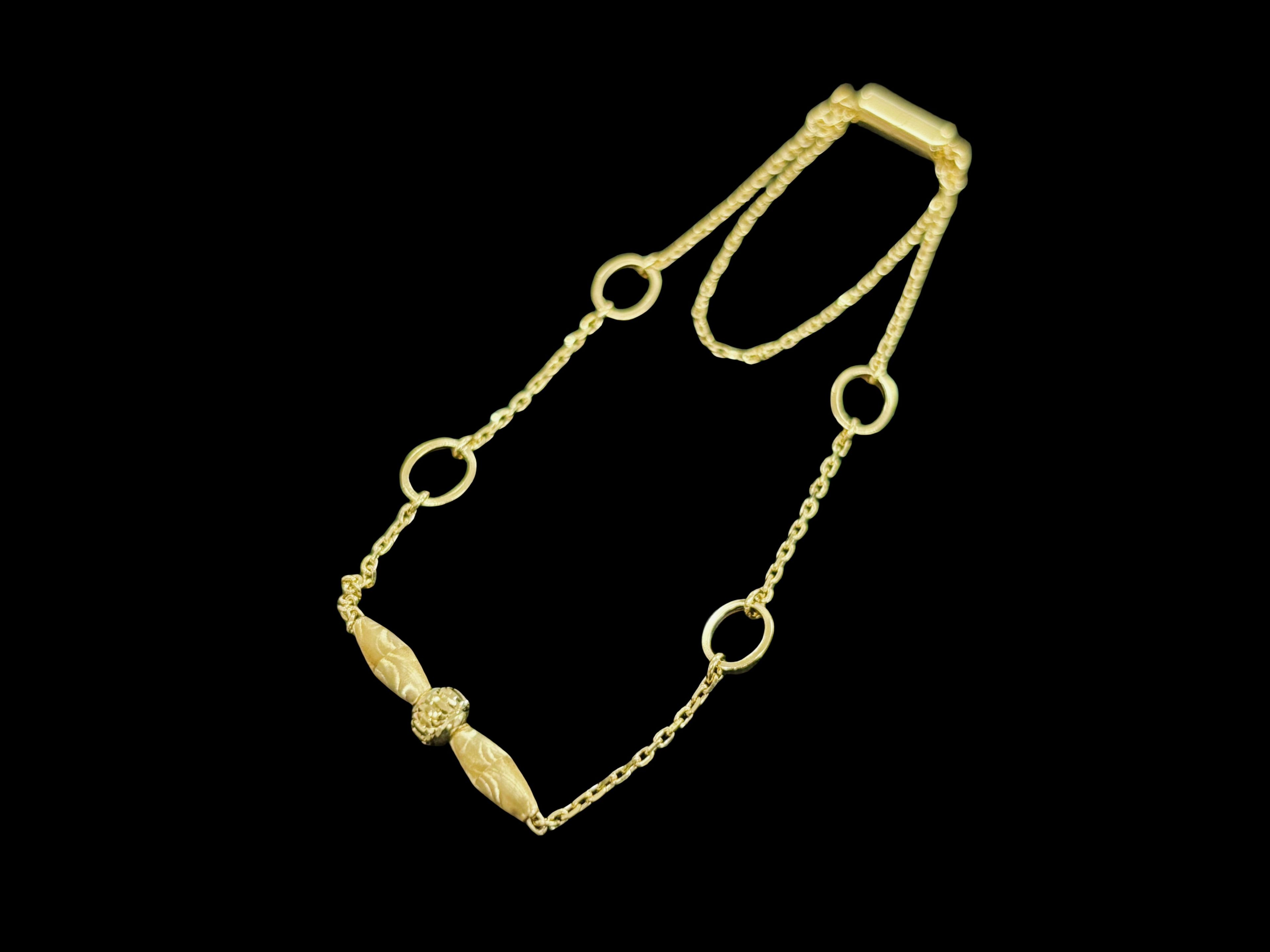 K18 デザイン ブレスレット 楽天市場】K18デザインブレスレット(18金 18k ゴールド製)(51024