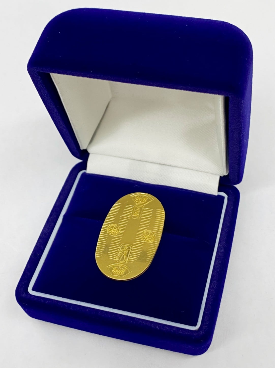 純銀小判天保五両判大（レプリカ）17gUP（金鍍金） | 小判/500gバー