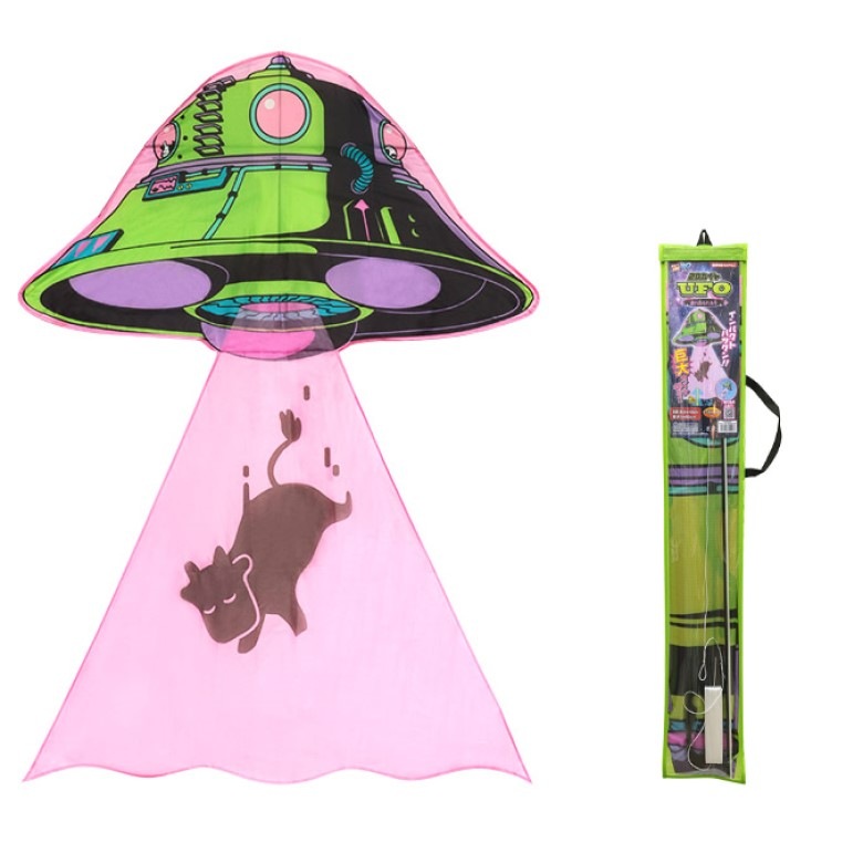 郵送買取 新品5台以上送料無料キャンペーン中！！  2Dカイト UFO連れ去られる牛 | 和玩具・お正月,3Dカイト＆2D その他
