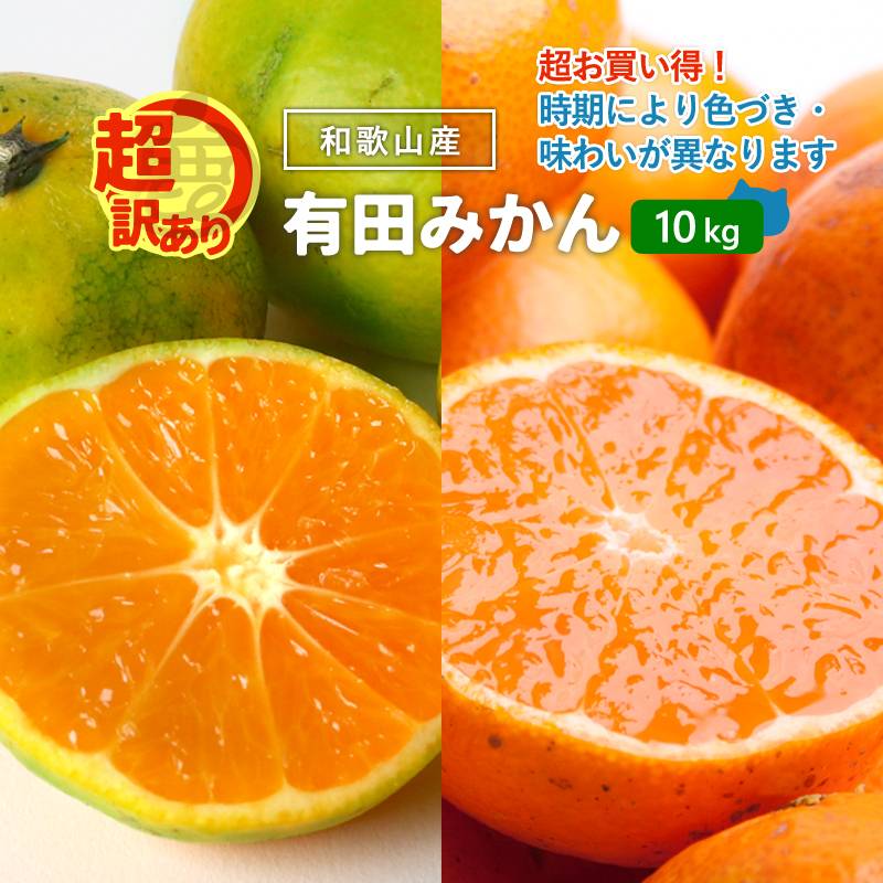 超 訳あり 有田みかん 和歌山 10kg 送料無料 数量限定 早生 温州みかん