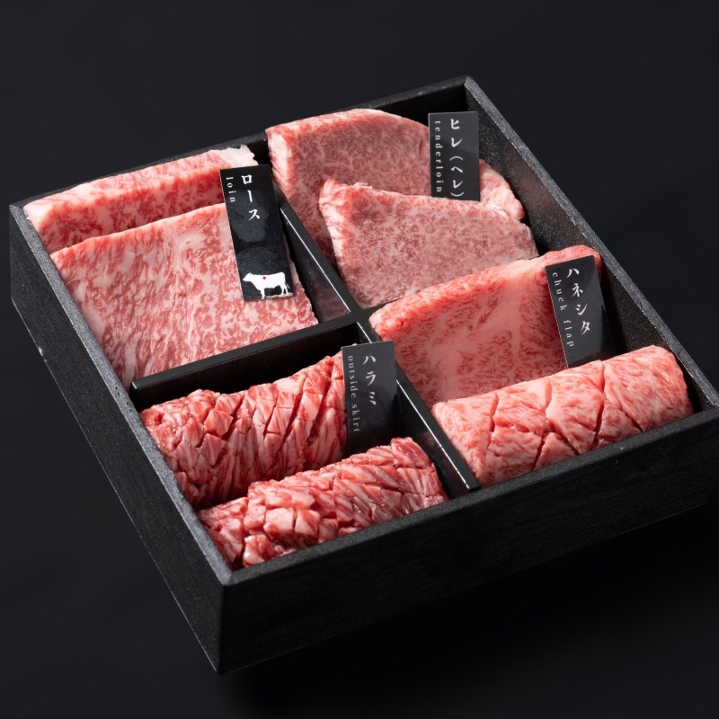 A4等級以上！“職人のステーキ箱（極）”高級和牛部位4種詰め合わせ