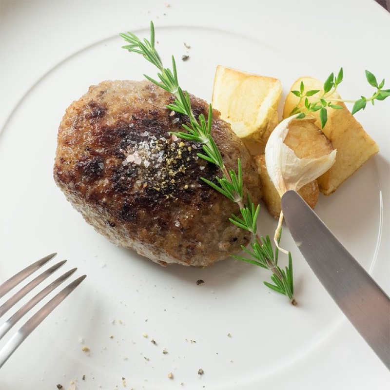 塩で食べるハンバーグステーキ6個ギフト