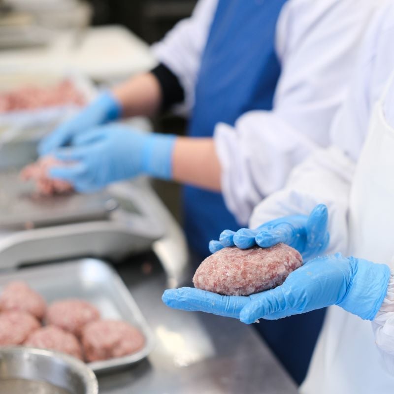 塩で食べるハンバーグステーキ6個ギフト