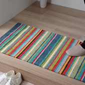 玄関マット カラフル 50×85cm 洗える 室内マット