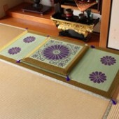 仏前座布団&ござ 三千院 2点セット 単品　い草 夏用 和室 和風