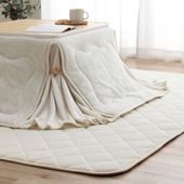 こたつ2点セット フラン 省スペース こたつ掛布団 こたつ敷布団 正方形 長方形 省エネ|こたつ