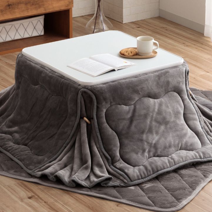 こたつ2点セット フラン 省スペース こたつ布団 こたつテーブル 60×60cm 省エネ