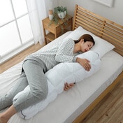 雲抱き枕 クラウディア カバー付き 洗える 手洗い 約25φ×110cm