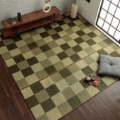 い草ラグ カーペット Fブロック 裏貼り シンプル ござ 国産い草 日本製|い草ラグ・ござ|ラグ・カーペット・マット