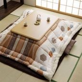 こたつ布団 くるみ 正方形 長方形 コインランドリーで洗える 和柄 北欧 日本製 イケヒコ 厚掛け|こたつ