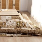 こたつ布団 アムル 掛敷2点セット 正方形 長方形 大判 洗える ギャッベ 日本製 イケヒコ 厚掛け|こたつ