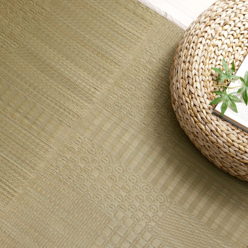 い草 ラグ セレーノ すべり止め付き シンプル ナチュラル