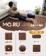 丸 ボルスター クッション 「 MO-RU 」直径約20×40cm もちもち フロア
