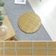 い草 チェアパッド チェッケ 円形 約35cm丸