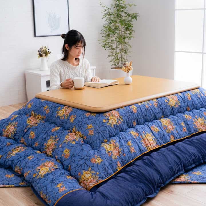 こたつ2点セット こたつ掛け布団 プラーナ 正方形 長方形