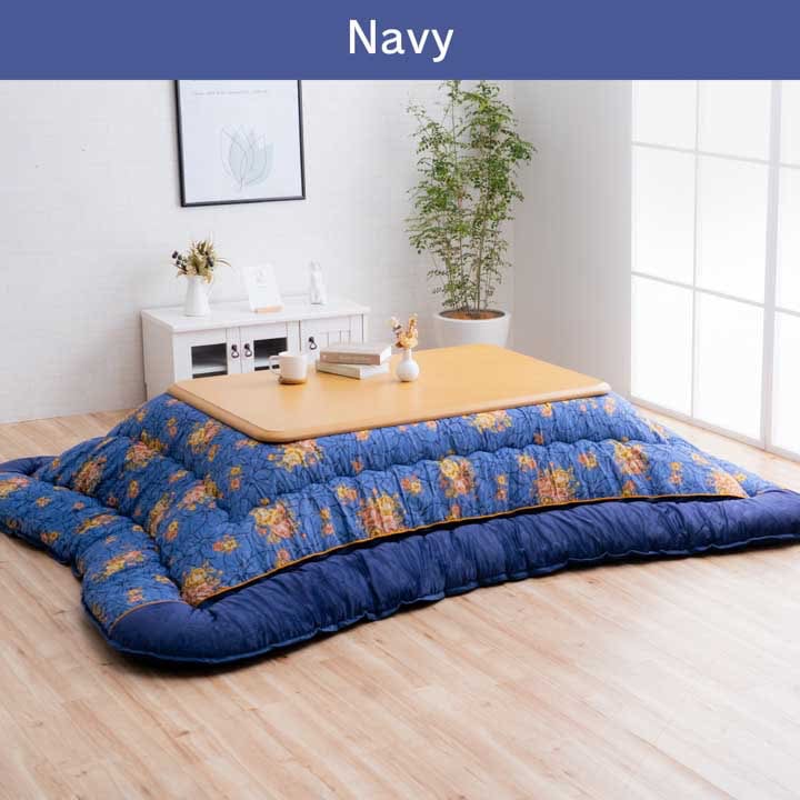 こたつ布団 プラーナ 正方形 長方形 エレガンス柄 節電