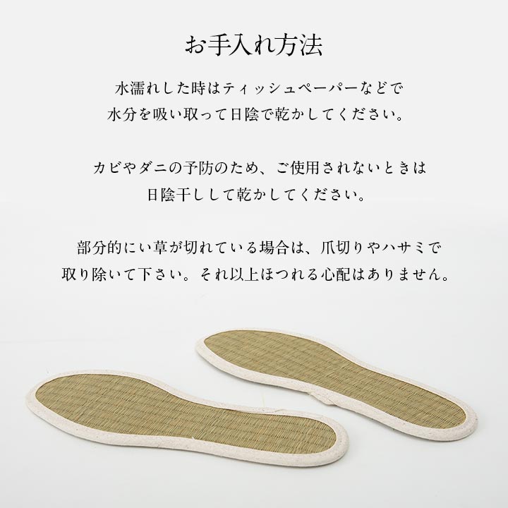 い草インソール 足さらっとインソールPro