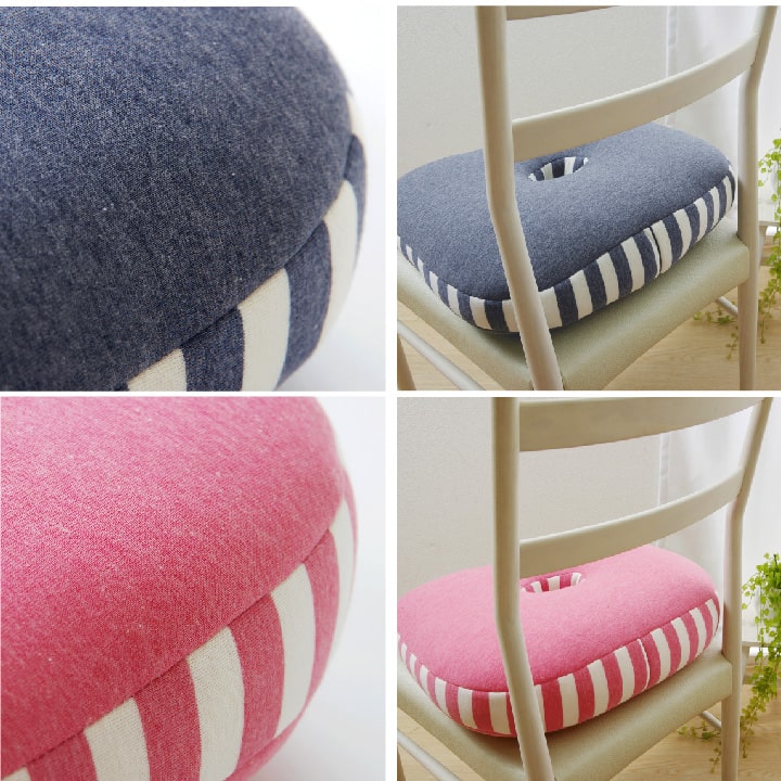 クッション エルマー 快適フィット  低反発 円形