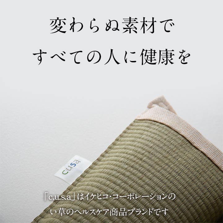 ヘルスケア 介護用品背中さらっとい草クッション
